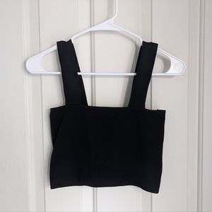 Black Crop Top Size M